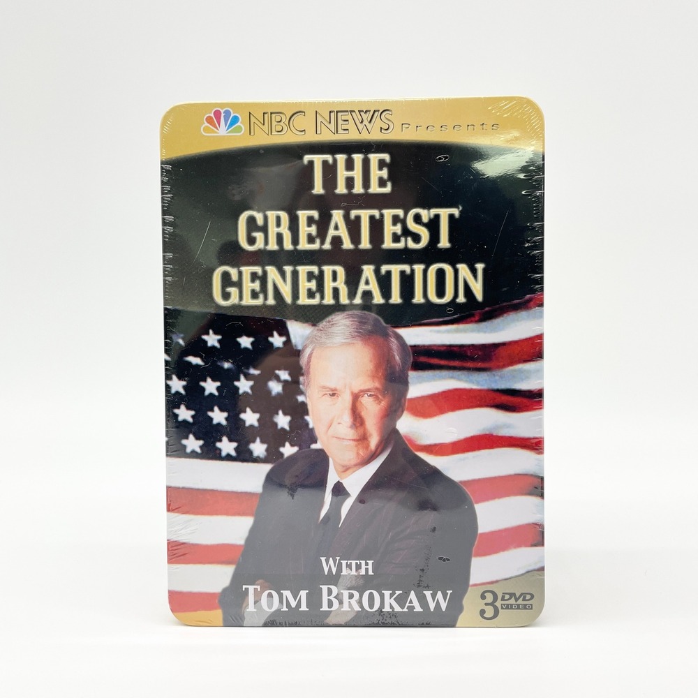 The Greatest Generation DVD Set Tom Brokaw NBC News 3 Disc WWII Documentary New